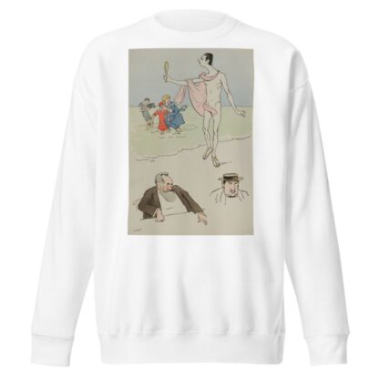 le baron Maurice de Rothschild, Edmond Dreyfus , M Cahen by Georges Goursat (Sem) Sweatshirt