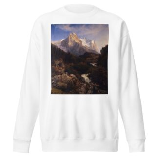 The Wetterhorn by Johann Wilhelm Schirmer Sweatshirt