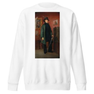 The Painter as a Revolutionary with Glove and Sword set in an interior by Anonymous Sweatshirt