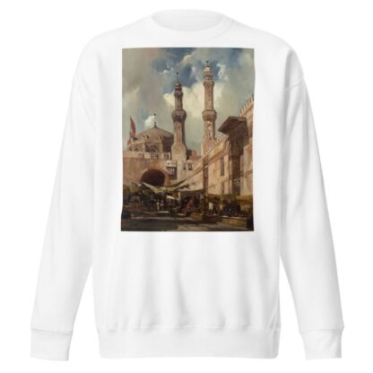 A Cairo Bazaar by Adrien Dauzats Sweatshirt