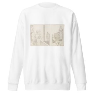‘The Professor; Now boys, that shadow tells me we are approaching a masterpiece….!’ by Otho Cushing Sweatshirt
