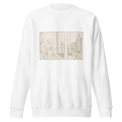 ‘The Professor; Now boys, that shadow tells me we are approaching a masterpiece….!’ by Otho Cushing Sweatshirt