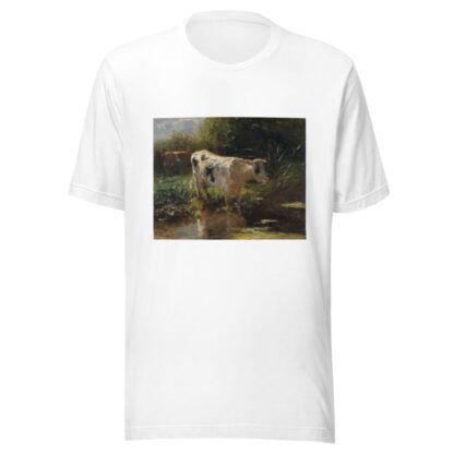 Cow beside a Ditch by Willem Maris T-Shirt