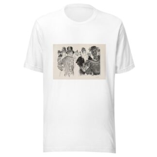 On Bond Street by Charles Dana Gibson T-Shirt