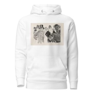 On Bond Street by Charles Dana Gibson Hoodie