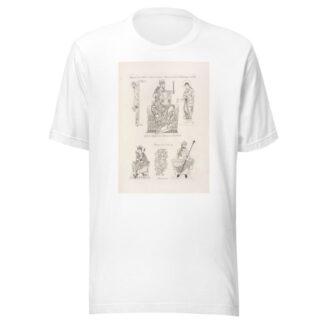 Costumes du Xe. siècle extraits de divers manuscrits de la bibliothèque du roi. by Nicolas Xavier Willemin T-Shirt