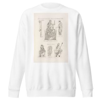Costumes du Xe. siècle extraits de divers manuscrits de la bibliothèque du roi. by Nicolas Xavier Willemin Sweatshirt