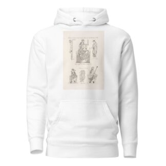 Costumes du Xe. siècle extraits de divers manuscrits de la bibliothèque du roi. by Nicolas Xavier Willemin Hoodie