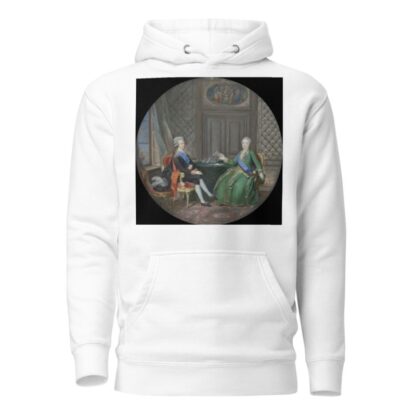 King Gustavus III and Catherine II of Russia in Fredrikshamn by Cornelius Hoeyer Hoodie