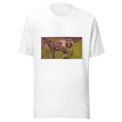 Two horses, sketch by Włodzimierz Tetmajer T-Shirt