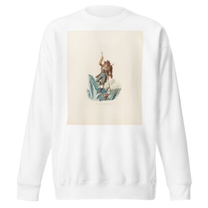 Chasseur de Chamois by Gabriel Lory the Younger Sweatshirt