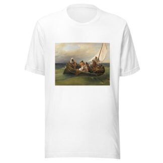 Flight from Chios by Francesco Hayez T-Shirt