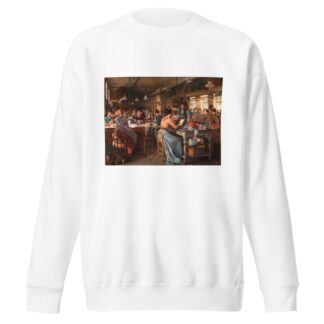 Federnschmuckfabrik by Johann Hamza Sweatshirt