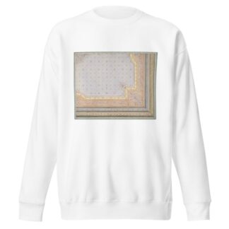 Partial design for the painted decoration of a ceiling by Jules-Edmond-Charles Lachaise Sweatshirt