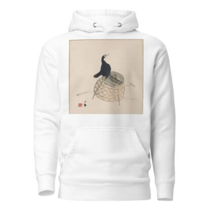 Cormorant on a Basket by Takeuchi Seihō Hoodie