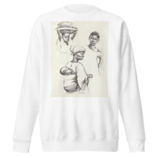 West Africa Vignettes Pl.23 by Elton Fax Sweatshirt