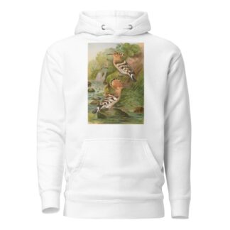 Upupa epops by Johann Friedrich Naumann Hoodie