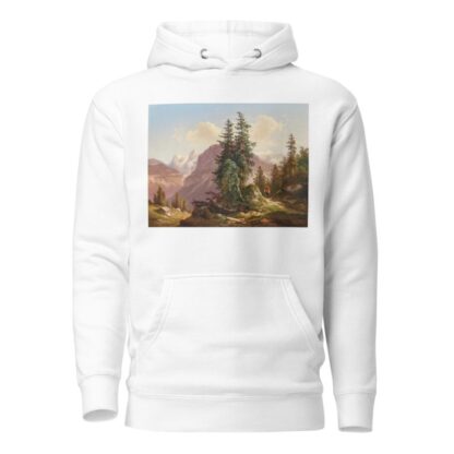 Der Eiger, der Mönch und der Silberhorn in der Schweiz by Carl Hasch Hoodie