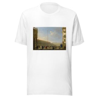 Venice, A View Of Piazza San Marco From Piazzetta Dei Leoncini by Giuseppe Canella T-Shirt
