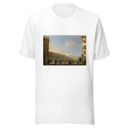 Venice, A View Of Piazza San Marco From Piazzetta Dei Leoncini by Giuseppe Canella T-Shirt