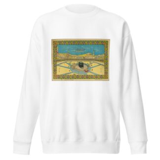Chromolithograph centered on the Kaaba by Anonymous Sweatshirt