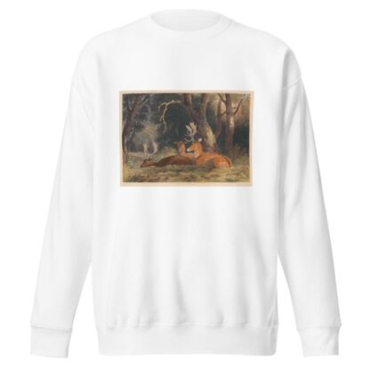 Fallow Deer by Newton Limbird Smith Fielding Sweatshirt