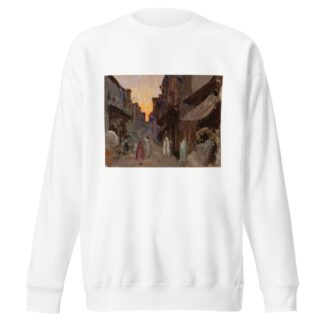 Tanjore – street. From the journey to India by Jan Ciągliński Sweatshirt