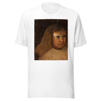 Head of a little girl with unloosed hair by Tadeusz Makowski T-Shirt