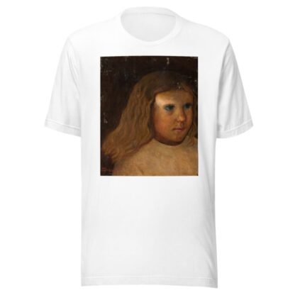 Head of a little girl with unloosed hair by Tadeusz Makowski T-Shirt