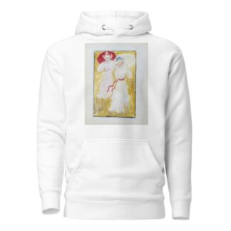 Two women crossing a field by Maurice Prendergast Hoodie