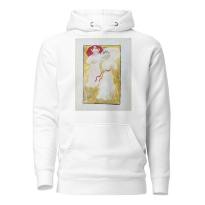 Two women crossing a field by Maurice Prendergast Hoodie