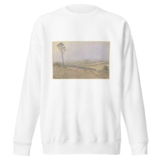 Morgat, landes de Lequiffiniec dans la brume by Henri Rivière Sweatshirt