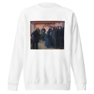 A Funeral by Anna Ancher Sweatshirt