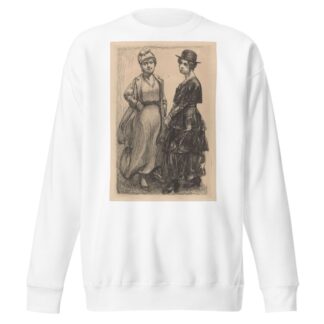 Twee vrouwen by Johannes Josephus Aarts Sweatshirt
