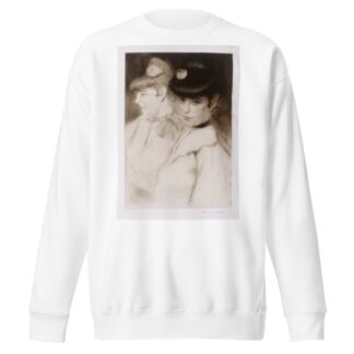 Brune et blonde by Edgar Chahine Sweatshirt
