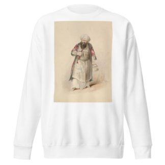 Costume Study for Osmin in the ‘Abduction from the Seraglio’ by W.A. Mozart by Johann Georg Christoph Fries Sweatshirt