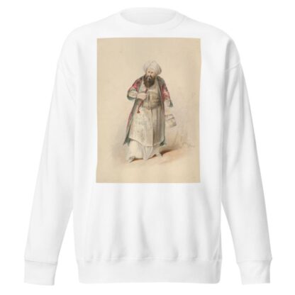 Costume Study for Osmin in the ‘Abduction from the Seraglio’ by W.A. Mozart by Johann Georg Christoph Fries Sweatshirt