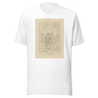 Merchant of Venice, act 3, scene 2 … Bassanio, Portia, and Attendants by William Francis Starling T-Shirt