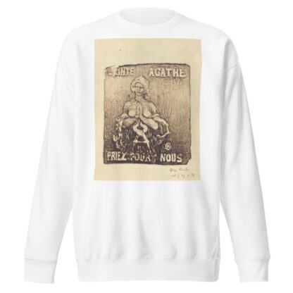 Saint Agathe by Pierre Roche Sweatshirt