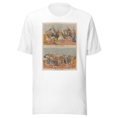 Glow worms. Muck worms by Thomas Rowlandson T-Shirt