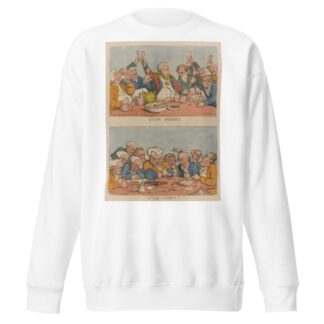 Glow worms. Muck worms by Thomas Rowlandson Sweatshirt