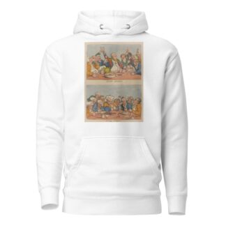 Glow worms. Muck worms by Thomas Rowlandson Hoodie