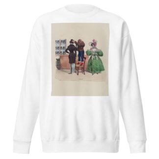 Mayeux chapelier by Charles-Joseph Traviès de Villers Sweatshirt