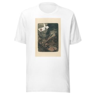 Le fin d’un Taube, bombardements de Paris, 1915 by Maurice Busset T-Shirt