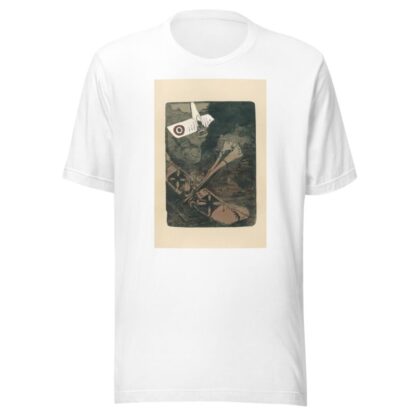 Le fin d’un Taube, bombardements de Paris, 1915 by Maurice Busset T-Shirt
