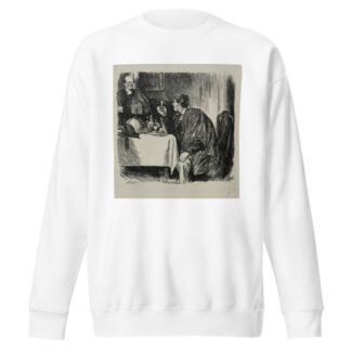 Tomkin’s Degree Supper and How it Ended by Charles Samuel Keene Sweatshirt