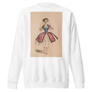 Melle Caroline, dans le ballet du Cheval de bronze by Alexandre Lacauchie Sweatshirt