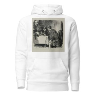 Tomkin’s Degree Supper and How it Ended by Charles Samuel Keene Hoodie