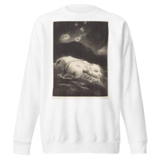 Quand s’eveillait la Vie au Fon de la matiere obscure by Odilon Redon Sweatshirt