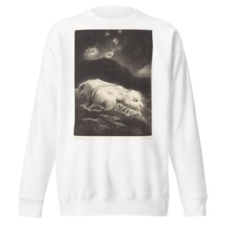 Quand s’eveillait la Vie au Fon de la matiere obscure by Odilon Redon Sweatshirt